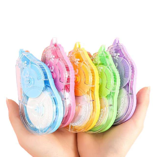 ชุดลบปากกา 6Pcs เทปลบคําผิด ความจุขนาดใหญ่ 78 เมตร สีโปร่งใส สําหรับนักเรียน