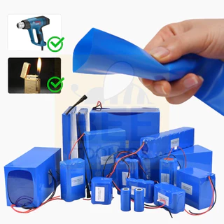 [ถูกที่สุด] ฟิล์มหด ​​pvc 1เมตร สำหรับหุ้มแบตเตอรี่ ฟิล์มหด แพ็คแบตเตอรี่ PVC shrink Tube ท่อหด