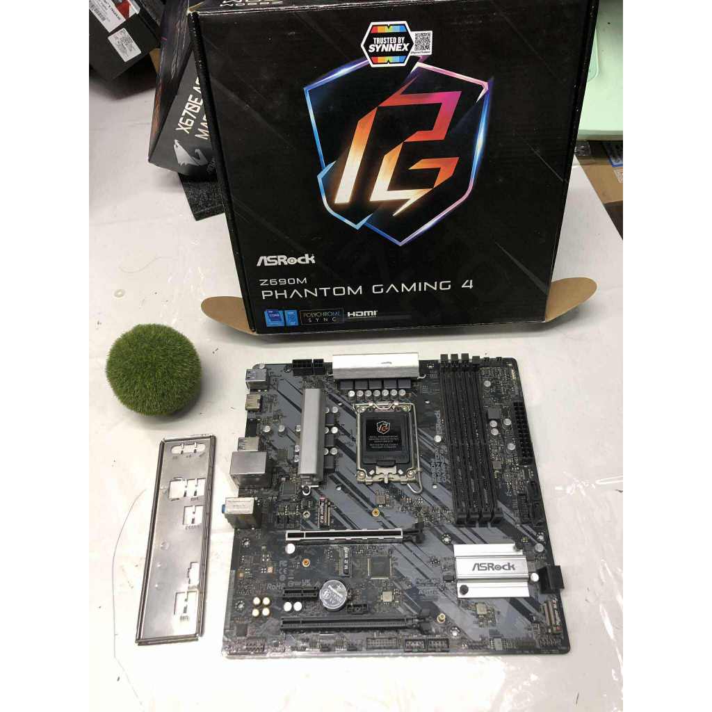 MAINBOARD (เมนบอร์ด) ASROCK Z690M PHANTOM GAMING 4 1700 DDR4 ครบกล่องประกันร้าน