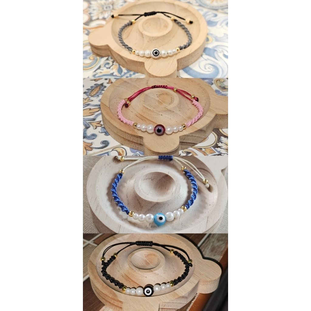 🧿สร้อยข้อมือถักมือhandmade. ของแท้จากตุรกี evil eyes 🪬ชาวตุรกีเชื่อว่าป้องกันสิ่งชั่วร้ายและนำโชคดีม