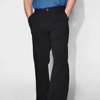 era-won กางเกงขายาว รุ่น Semi - Flare Monotone สี Brothers Black