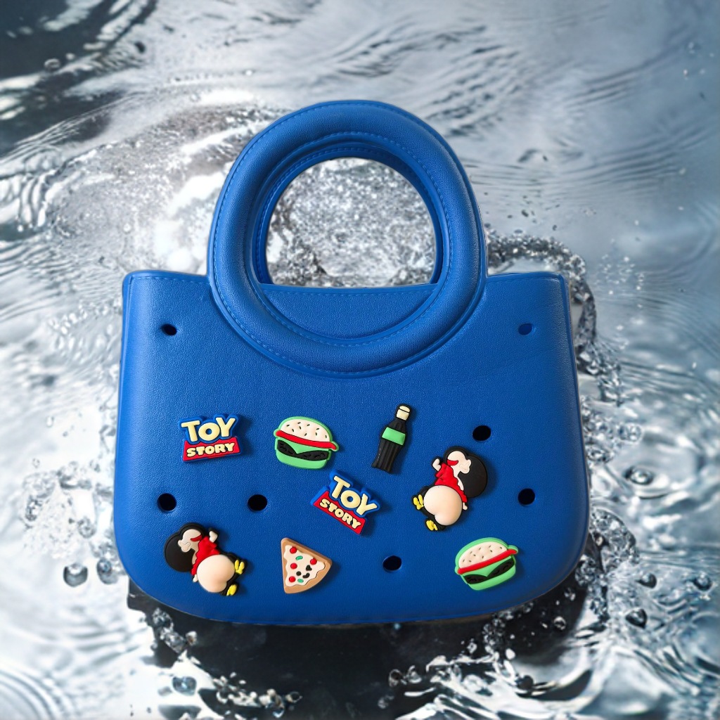 กระเป๋าถือกลางแจ้งสไตล์ใหม่ กระเป๋าถือแฟชั่นสำหรับผู้หญิง กระเป๋าถือ DIY กระเป๋าถือพกพาEVA - รูปที่ 4