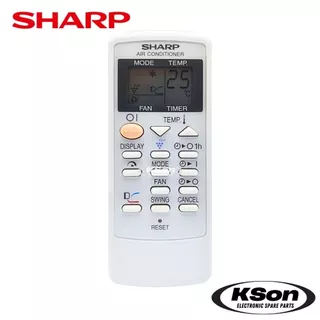 รีโมทแอร์ ชาร์ป อะไหล่แอร์ SHARP Air Conditioner Remote Control รุ่น CRMC-A833JBEZ