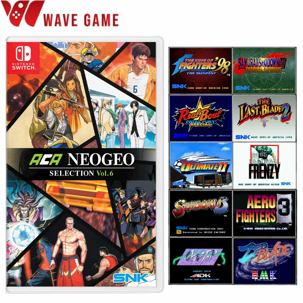 nintendo switch aca neogeo selection vol.6 ( english asia )