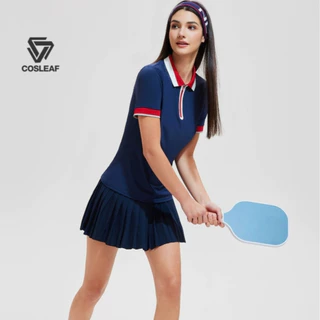 Cosleaf Polo เสื้อโปโล ชุดกอล์ฟ มีซิปหน้า ทรงเข้ารูป ผ้ายืดหยุ่นใส่สบาย พร้อมส่ง