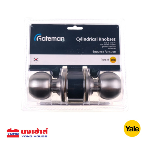 Yale ลูกบิดประตู ห้องทั่วไป รุ่น GM587-7C ห้องน้ำ รุ่น GM587-2C สแตนเลส ลูกบิดหัวกลม