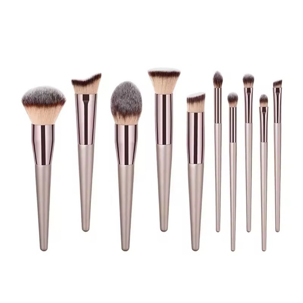 B-31🌟ชุดแปรงแต่งหน้ามืออาชีพพร้อมแปรง 10 &14 ชิ้นที่จำเป็นสำหรับการแต่งหน้าที่ไร้ที่ติ - รูปที่ 2