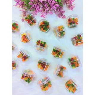 ผลไม้อบแห้ง ขนาดทดลอง ขนมสัตว์เลี้ยงขาดเล็ก