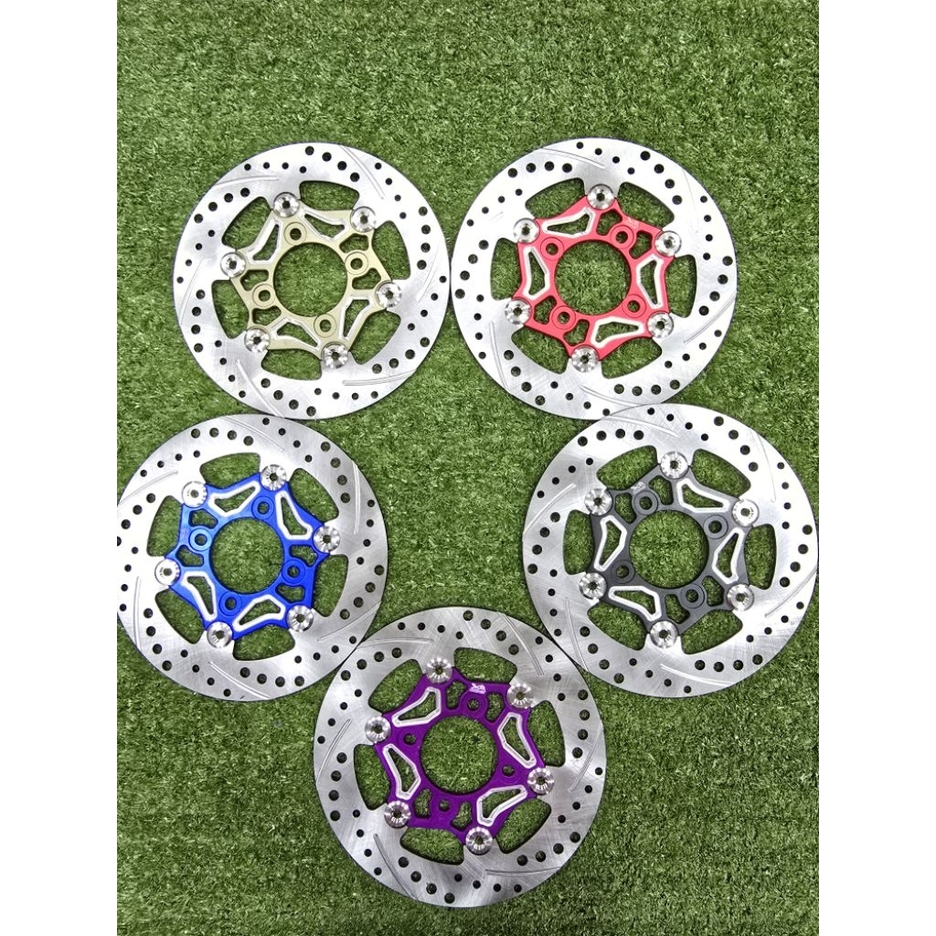 จานดิสหน้าเวฟยี่ห้อโชบิรุ่นใหม่กัดลายขนาด220มิล