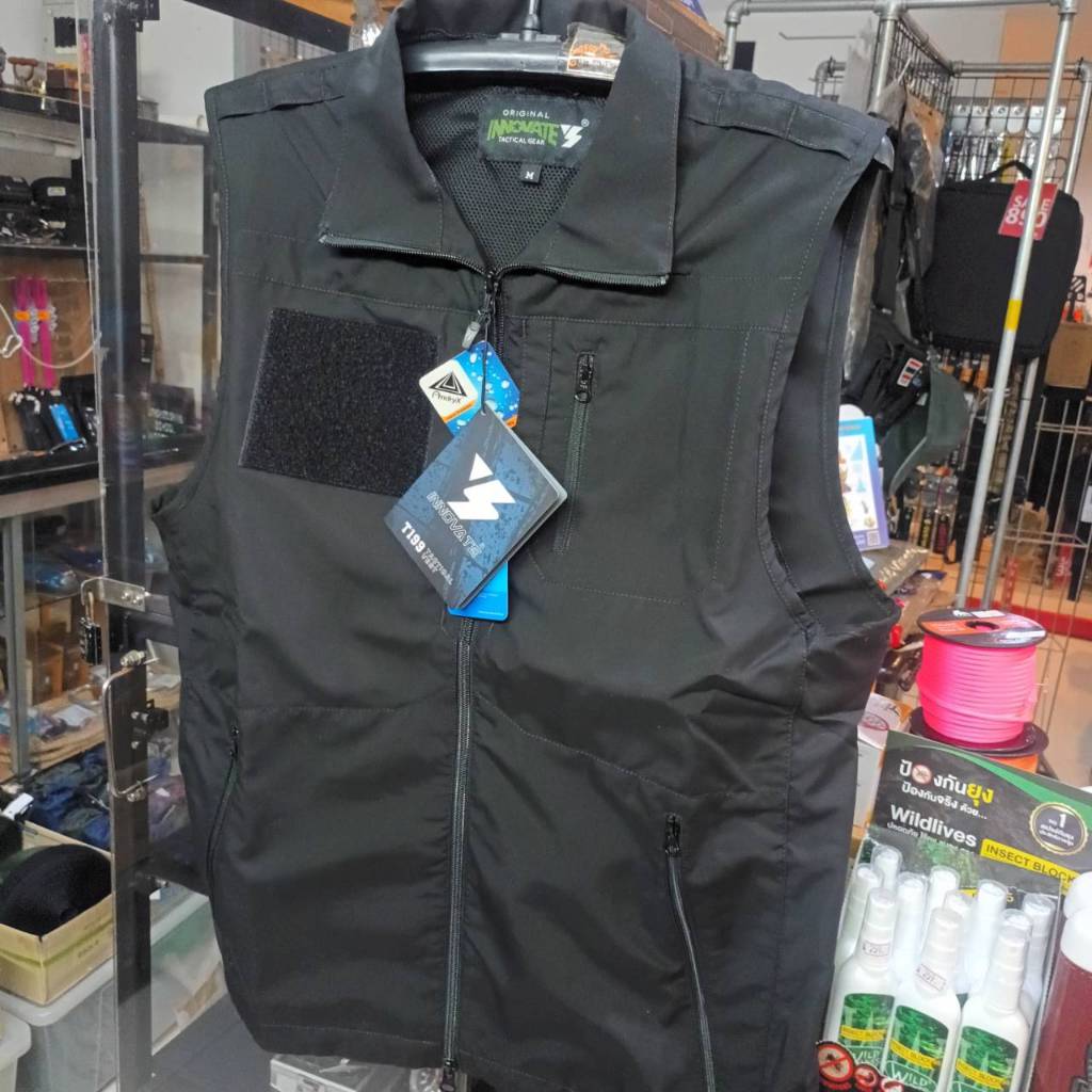 INNOVATE T199 VEST เสื้อกั๊ก เวส BLACK TACTICAL OUTDOOR APPAREL Tec40store ไรท์สาระกับครูแว่น