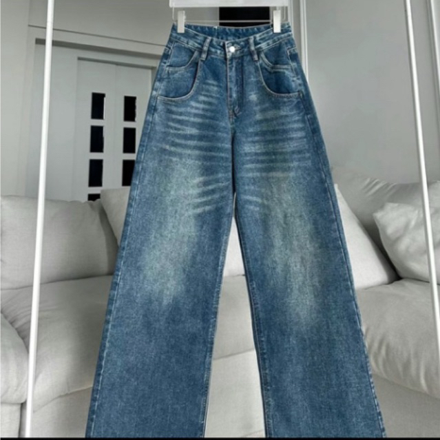 Preกางเกงยีนส์Promthongแต่งกระเป๋าหน้าsizeMใหม่พร้อมป้าย