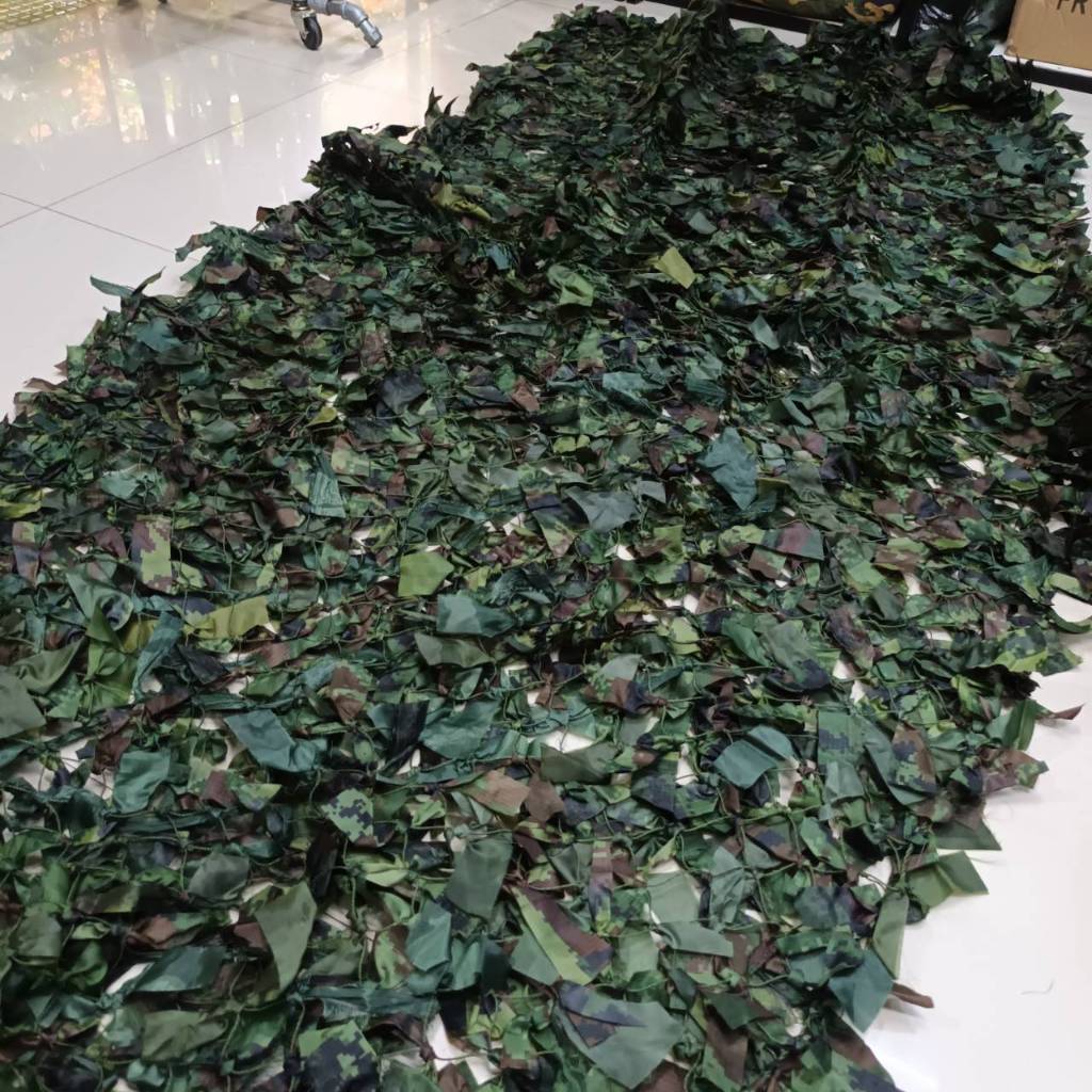 Commando Trooper Camouflage Shade Size 1.0x2.5m. Heavy Duty ผ้าพราง ผ้าคลุมรถถัง ผ้าใบกันแดด #comman