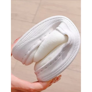 (พร้อมส่งจากไทย) รองเท้าใส่ในบ้าน หัวปิด สลิปเปอร์ ขนนุ่มฟู ใส่สบาย พื้นกันลื่น