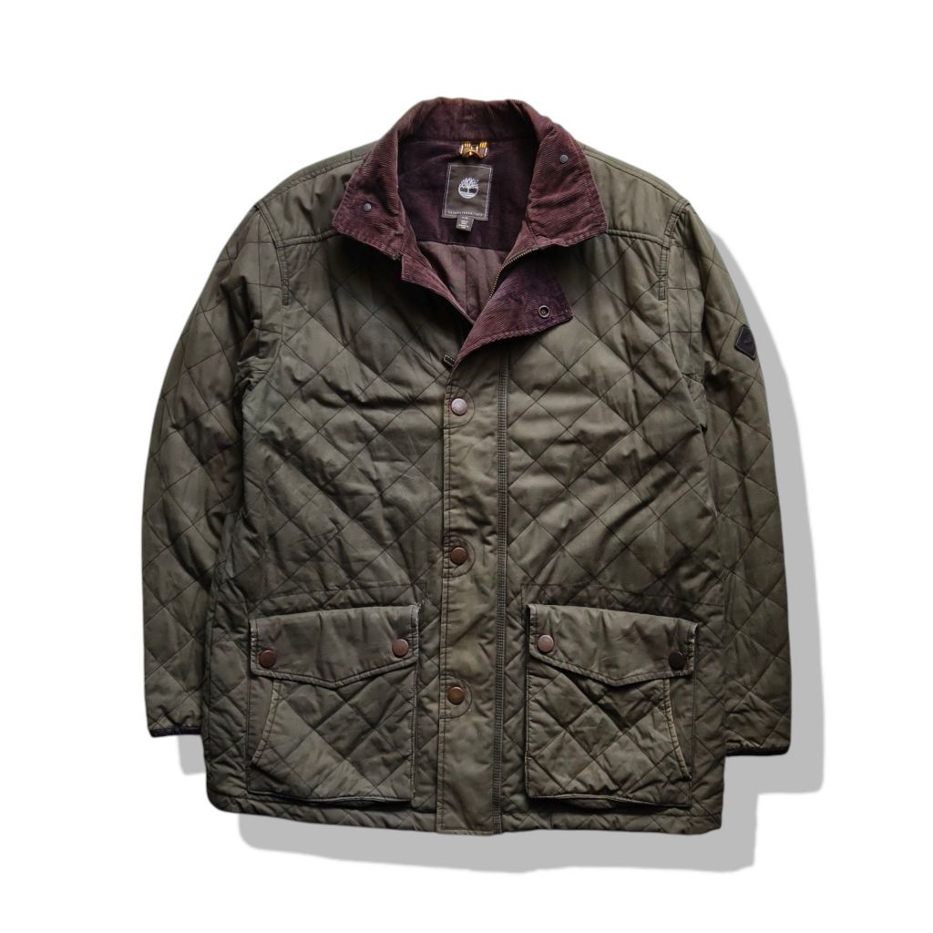 Timberl*nd Parka Quilted Jacket(L) มือสอง รอบอก 46”