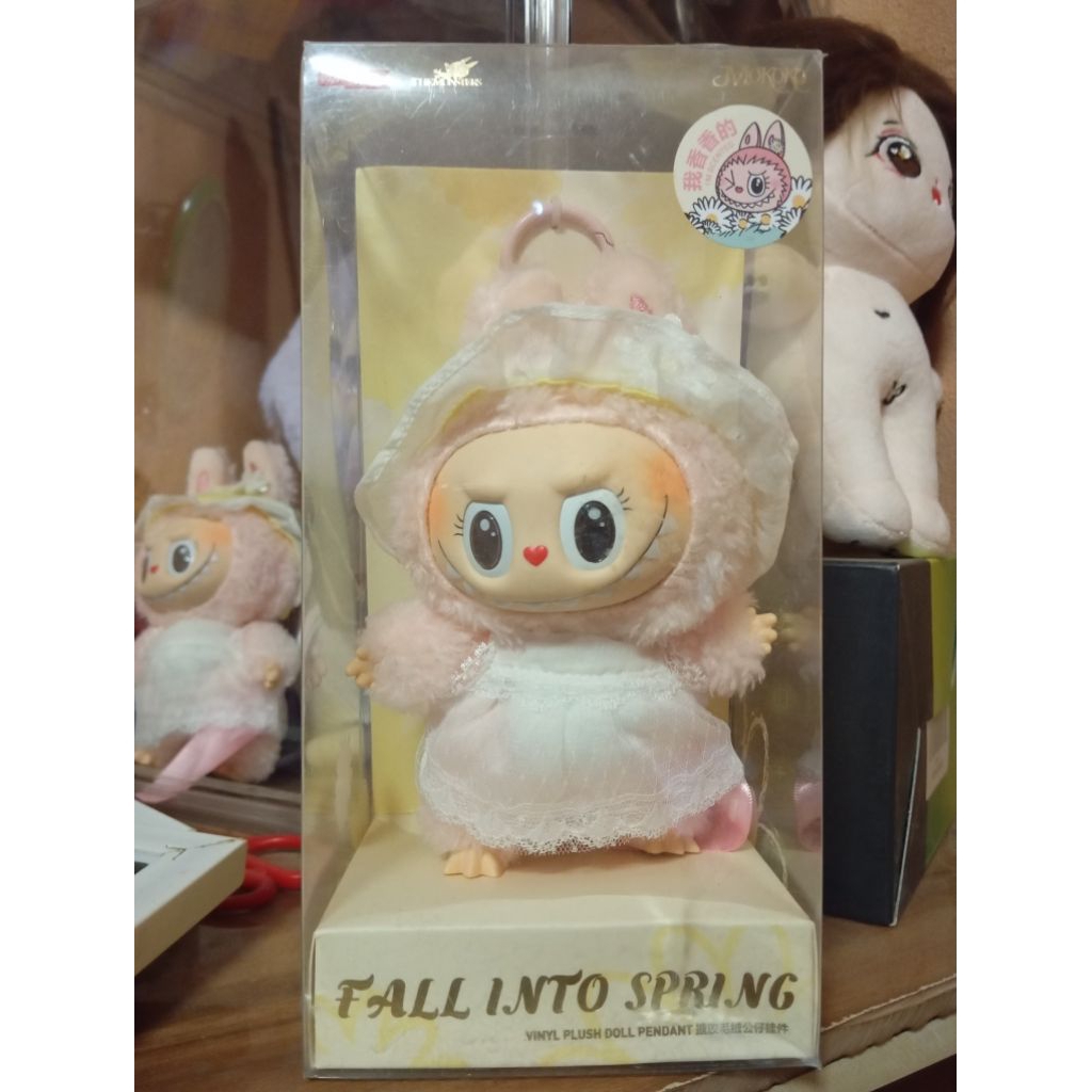 POPMART Momoko V2 Caught inSpring Plush น่ารัก พวงกุญแจแสนหวาน❤️✨