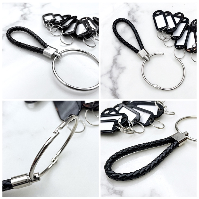 (ชุด 10/20 ชิ้น) ป้ายแท็กกุญแจพลาสติกคละสี พวงกุญแจป้ายชื่อ ป้ายห้อยกุญแจ ราคาถูก - รูปที่ 4