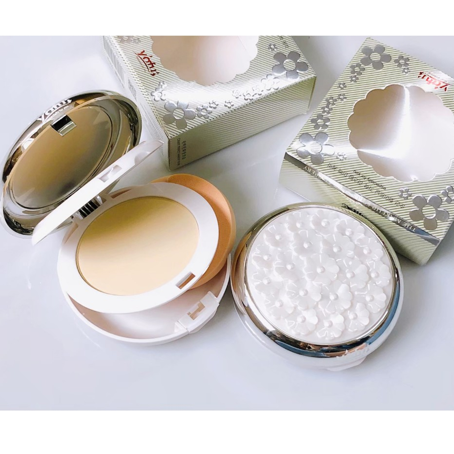 YAFU แป้งยาฟูตลับดอกไม้ ไวท์เทนนิ่ง คุมมันตลอดทั้งวัน ผิวสวยเป็นธรรมชาติ ปริมาณสุทธิ 26กรัม NO.1113