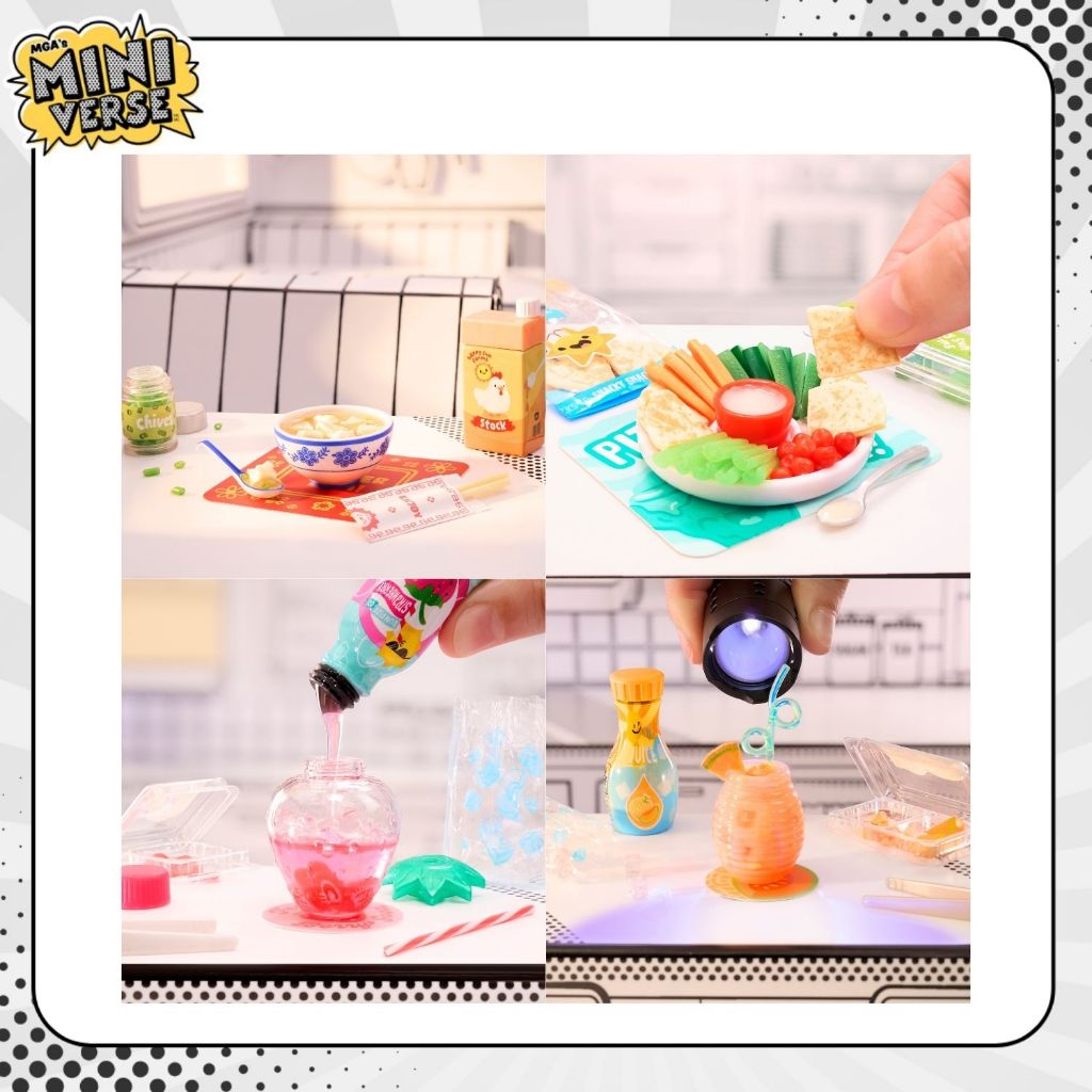 ของแท้ Miniverse - Mini Food Cafe S5 คาเฟ่ ของจิ๋ว DIY รหัส LLM546801 - รูปที่ 2