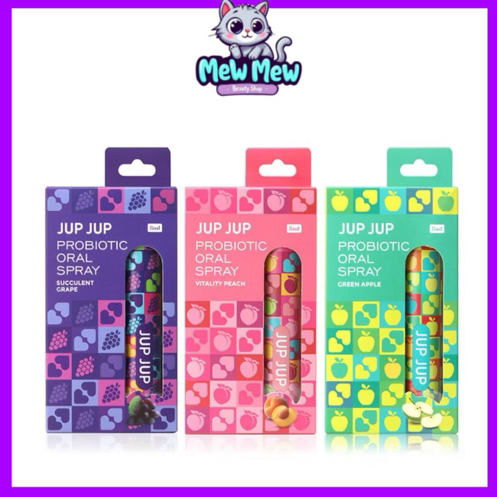 JUP JUP Probiotics Oral Spray จุ๊บ จุ๊บ โพรไบโอดิกส์ ออรัล สเปรย์ดับกลิ่นปาก 8 ml. 💗💜💚