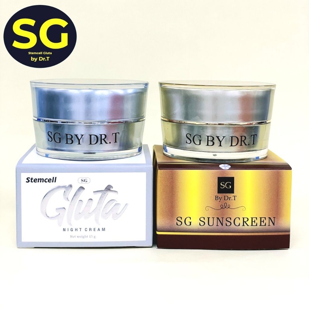 SG BY DR.T ครีมบำรุง15g + กันแดด15g