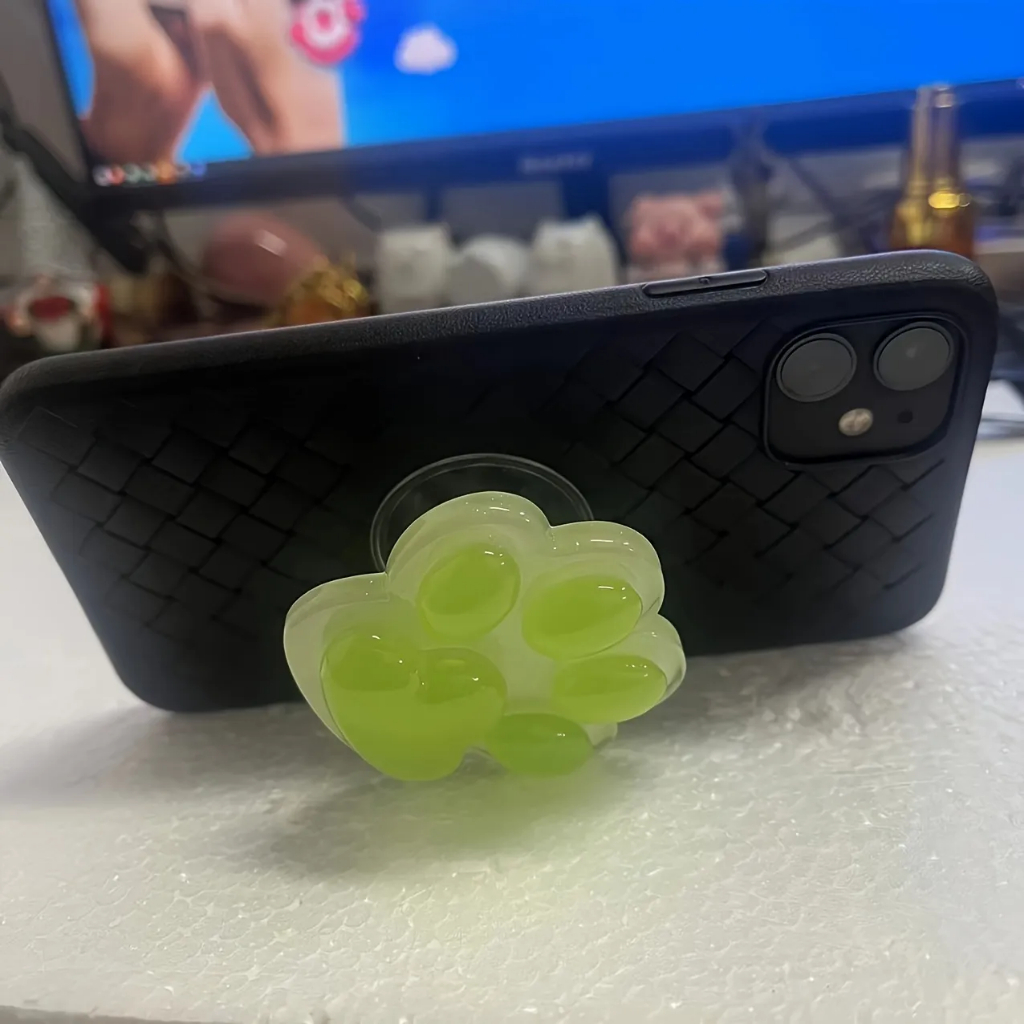 Mobile phone holder, cat paw shape (randomly shipped)