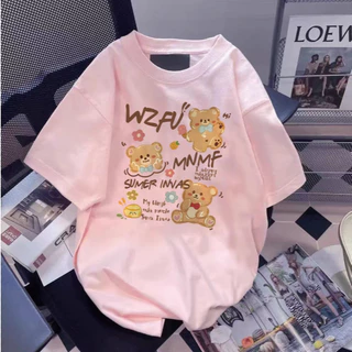 เสื้อยืดโอเว่อร์ไซร์พรีเมียม ผ้าคอตตอนแท้ CM165 สีไม่ตกเนื้อผ้าดี ตัดเย็บดีไม่ใช่ผ้ามันลื่นไม่ใช่ผ้ามันลื่น