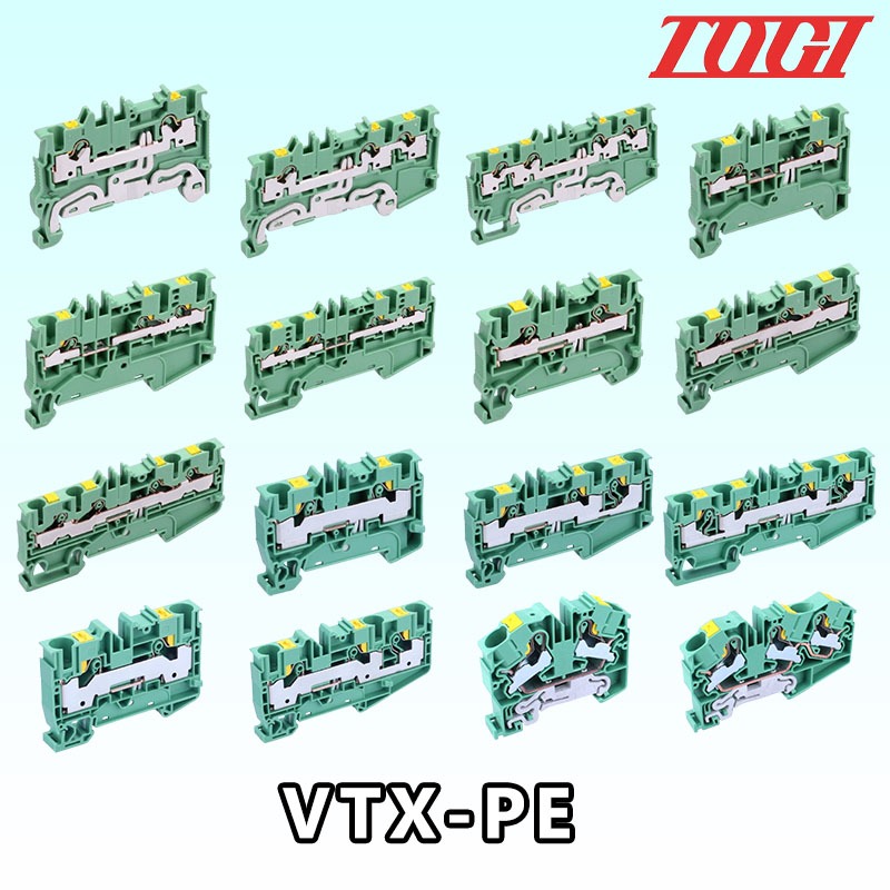 VTX-PE เทอร์มินอลกราวด์ สีเขียว  ″TOGI″