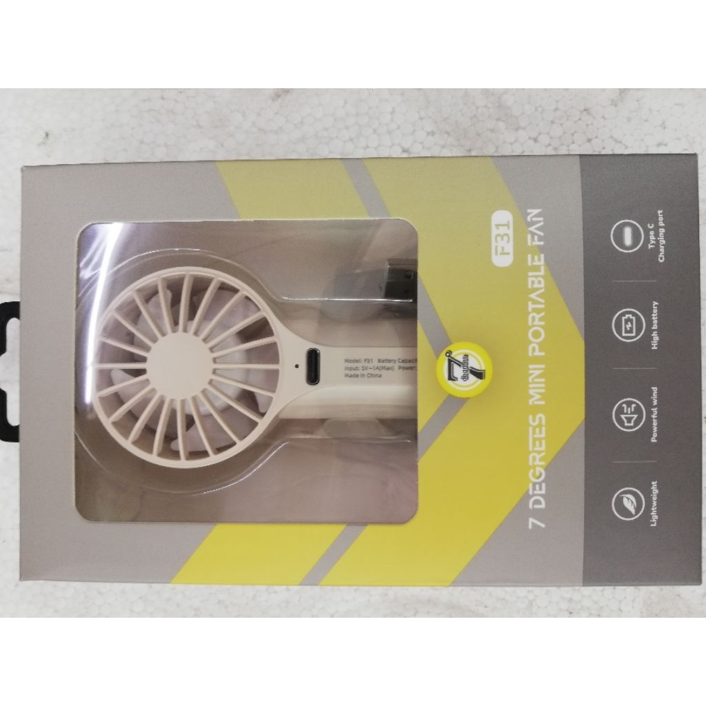 พัดลมพกพา​ 7degrees​ mini​ portable​ fan