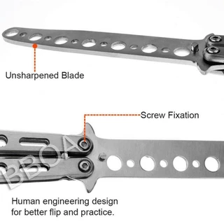 balisong บาลิซอง ฝึกซ้อม ควง ซ้อม แบบผีเสื้อ ดำ เงิน รุ้ง BF11 BF12 BF35