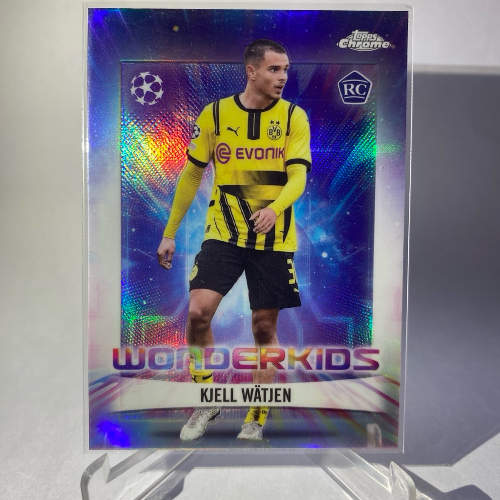 การ์ดนักฟุตบอล KJELL WATJEN, RC, BORUSSIA DORTMUND, WONDERKIDS, TOPPS CHROME 2025