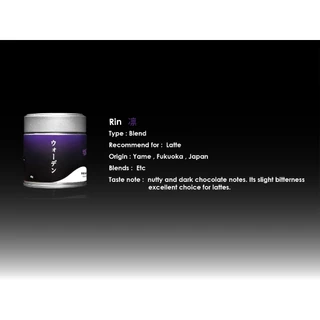 RIN-40g l Premium Grade Matcha | Warden Matcha Bar and Space
