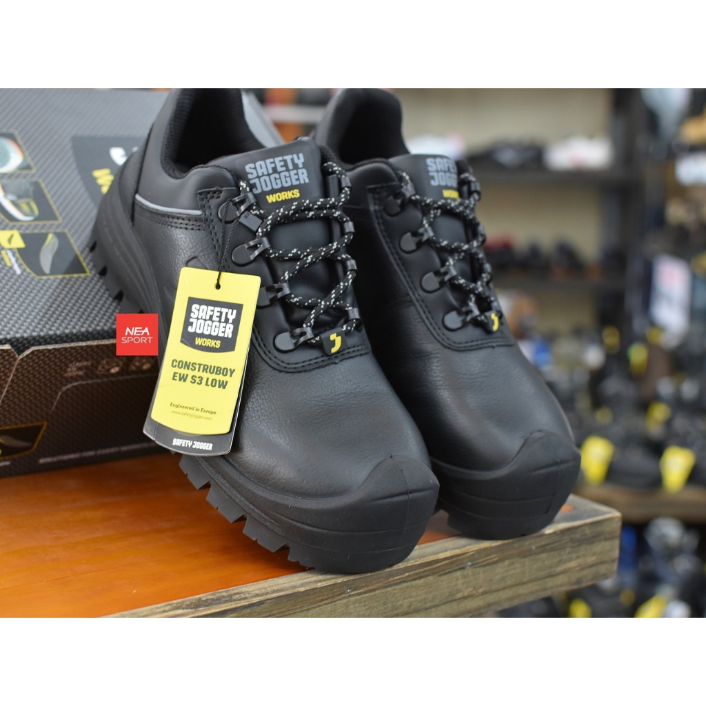 [ร้านที่มีมากกว่าเซฟตี้] SAFETY JOGGER CONSTRUBOY EW S3 LOW รองเท้าเซฟตี้ หัวเหล็ก หนังแท้ รองรับงานหนัก ไม่หุ้มข้อ - รูปที่ 2