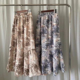 chiffon skirt — กระโปรงยาว ทรงหางปลา 🫧
