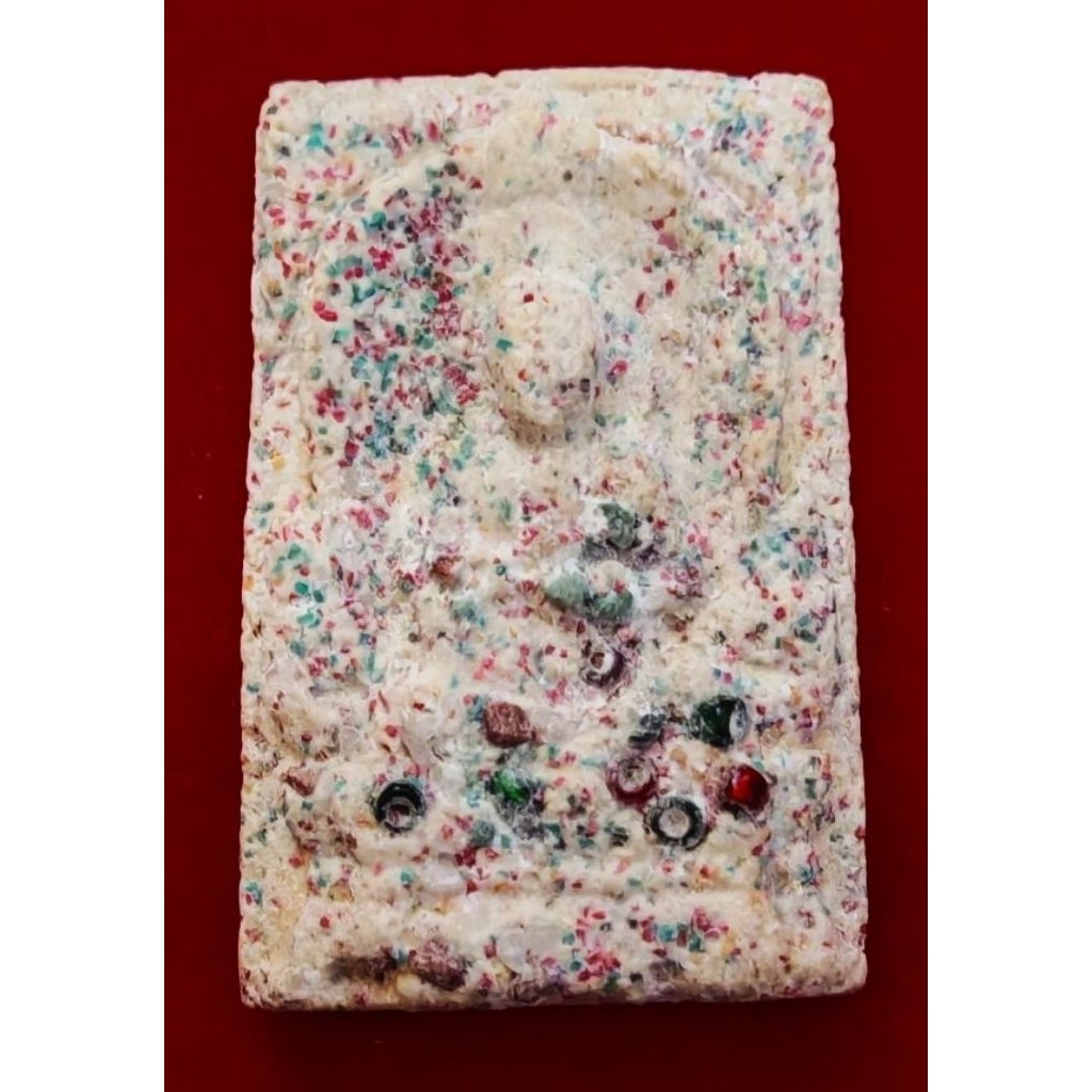 พระกรุพระธาตุพนม พิมพ์สมเด็จพุฒราจารย์โต หลังปิดแผ่นทองคำ ปี2401
