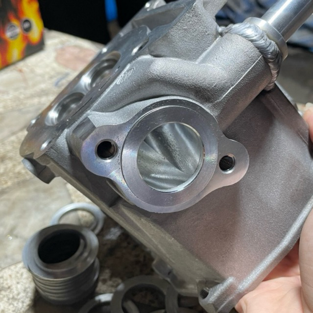 ประเก็นท่อมิเนียม Lead Giorno ฝาRG-KDR-SKS สำหรับรูไอเสีย30mm มีบ่าไม่หนาเกินไม่ยุบตัวเดียวจบ