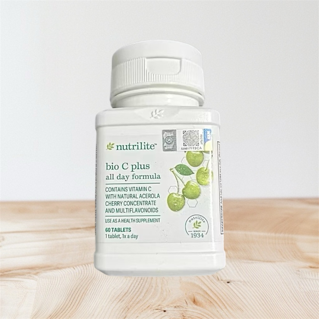 นิวทริไลท์ ไบโอ ซี พลัส สูตรออลเดย์ 60/120 เม็ด Nutrilite Bio C Plus All Day Formula 60/120 Tablets