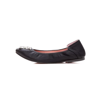 O&B รองเท้าหนังแกะ รุ่น AUDREY CREST IN SILVERY BLACK-11087SS06687F_F5BKXX