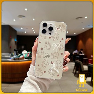 นมกาแฟแมวสองชั้นลายดอกไม้ Iphone 15 13 Pro Max 7Plus 11 12 14 Pro Max 11 Pro Max 7 8 14 15 Plus XR X XS Max SE 2020