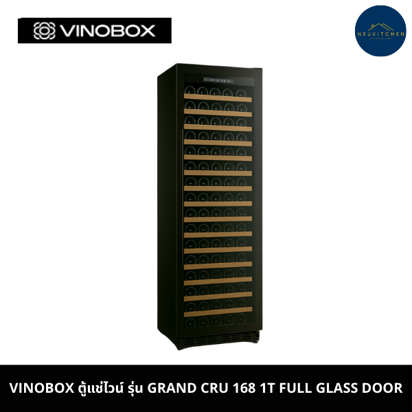 Vinobox ตู้แช่ไวน์ รุ่น V168 GC 1T Full Glass Door