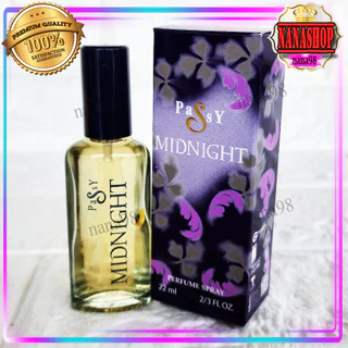 💥ส่งฟรี มีราคาส่ง น้ำหอม แพซซี่ มิดไนท์ PASSY MIDNIGHT PERFUME SPRAY แพซซี่ เพอร์ฟูม สเปรย์ 22 ml.กล่องม่วง
