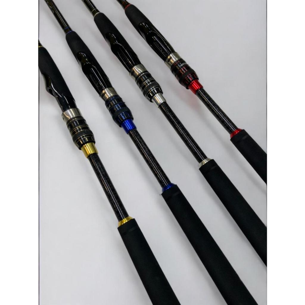 คันสปินนิ่ง Komi Grand Slam 2025 ล่าสุด ชายฝั่ง คัน 2 ท่อนต่อกลาง Reel Seat Fuji มี