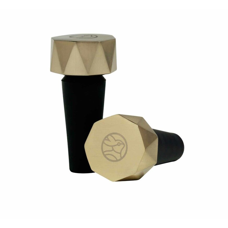 Rabbit B3-00815จุกปิดขวดไวน์Gold(2ชิ้น) มีส่งฟรี อุปกรณ์ไวน์ชั้นนำจากอเมริกา เป็นงาน Hand made มาตรฐานอเมริกา