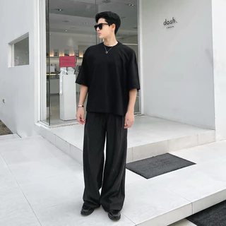 เสื้อยืด Boxy Oversized ทรงครอป V.2