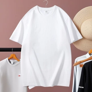 เสื้อยืดคอกลม ผ้าฝ้าย100%ใส่สบาย T-shirt เสื้อยืดสีพื้น เสื้อยืดผ้าฝ้ายแท้ ไม่หด ไม่ย้วย ใส่สบาย เกรดพรีเมี่ยม สไตล์เดีย