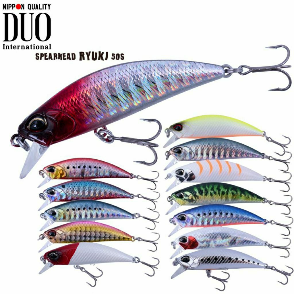 เหยื่อตกปลา อุปกรณ์ตกปลา DUO.SPEARHEAD  RYUKI  50.S  MADE  IN   JAPAN