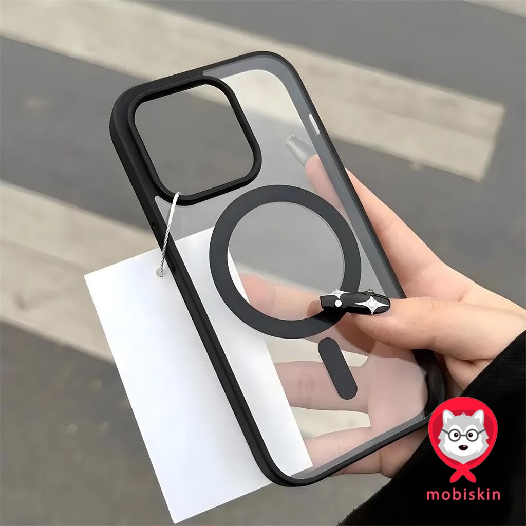 กรณีโทรศัพท์  หรูหราแม่เหล็ก อะคริลิคฝ้า การชาร์จแบบไร้สาย สำหรับ iphone 13 15 7Plus 14 12 11 Pro MAX 8 6 7 6S Plus X XR