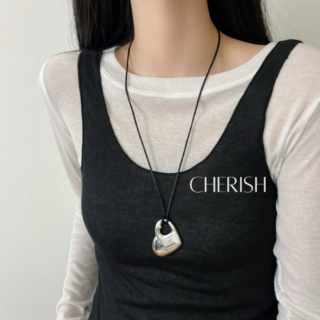 (พร้อมส่งจากไทย) สร้อยคอเส้นยาวสไตล์เกาหลี ใส่เพื่อเพิ่มความเก๋ให้ลุค [CHERISHxMIHREH]