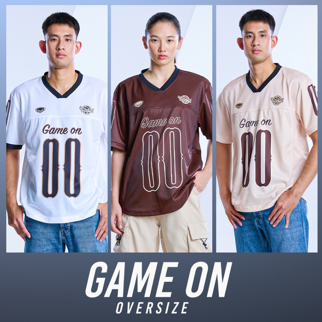 GRAND SPORT เสื้อลำลองวอลเลย์บอลตัดต่อ รหัส : 023225