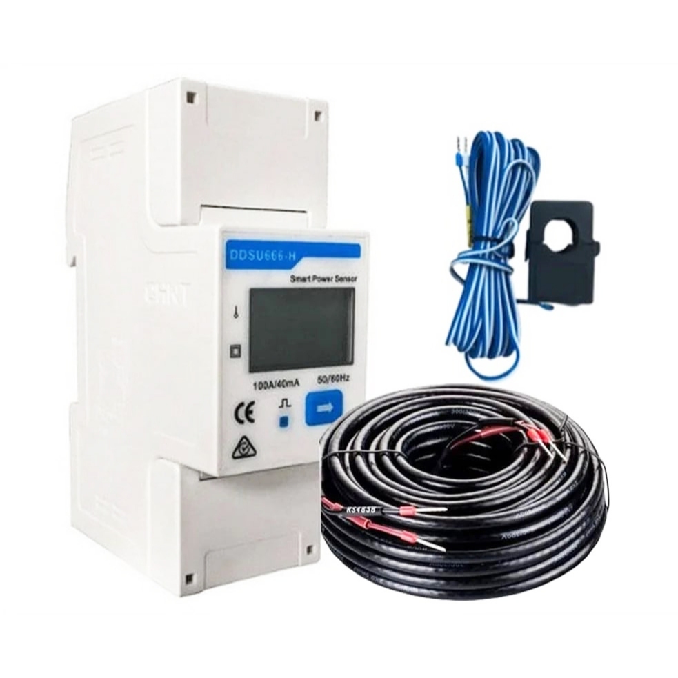 DDSU666-H 1Phase // DTSU666-H 3Phase มิเตอร์ดิจิตอล (วัด kWh, V, A, kW, power factor) ″CHINT″ สำหรับ