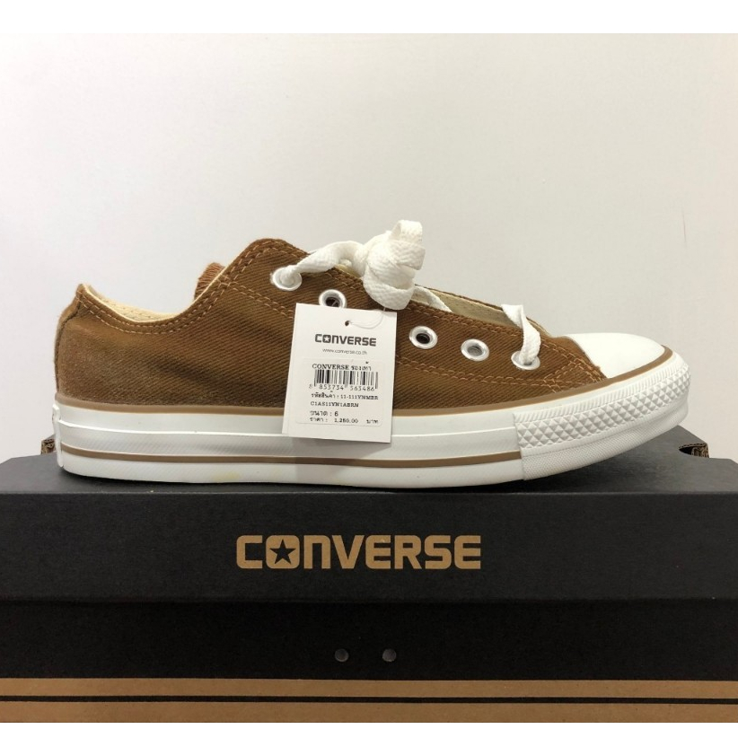 Converse9:11-111YN MBR สีน้ำตาล ราคาปกติ 1,250 บาท ลด 40% เหลือเพียง 750 บาท